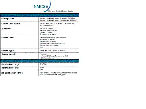 New Moon Certified Systems Engineer